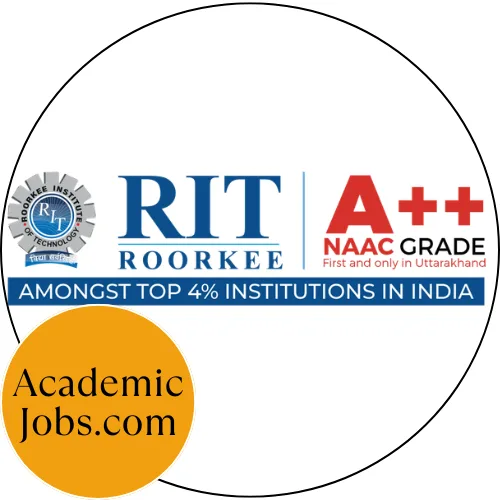 RIT Roorkee Jobs